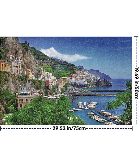 Puzzles for Adults 1000 Piece Puzzle for Adults Jigsaw Puzzles 1000 Pieces for Adults and Kids (Amalfi Coast) $23.86 - Jigsaw...