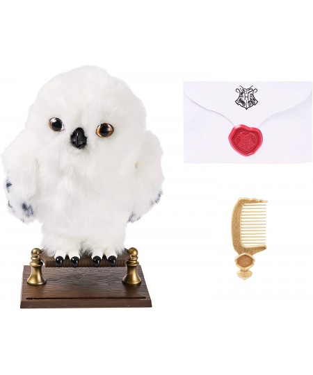 Harry Potter Enchanting Hedwig Interactive Owl with Over 15 Sounds and Movements and Hogwarts Envelope Kids Toys for Ages 5 a...