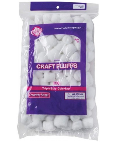 White Craft Fluff 100 per Pack $16.99 - Kids' Drawing & Writing Boards