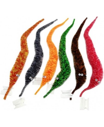 60 Pack Fuzzy Worm Toys String Pets Fuzzy Worms On String Bulk Trick Toy Party Favors for Kid Cat (12 Colors) $30.47 - Magic ...