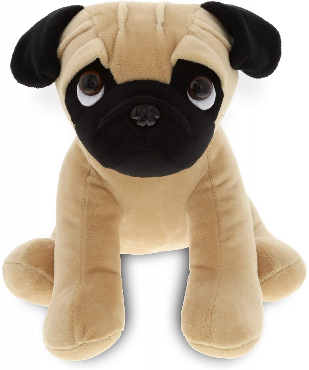 Sitting Pug Stuffed Animal Dog Plush Toy Kids & Adults Huggable Puppy Cuddle Gifts Cute Stuffed Animals for Toddler & Baby Fi...