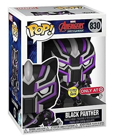 FunkoPop Marvel Avengers Black Panther (Glows in The Dark) - Target Exclusive 830 $38.36 - Toy Vehicle Playsets