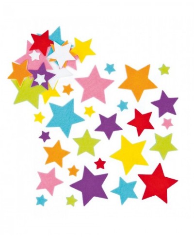 EF944 Felt Star Stickers - Pack of 144 Self-adhesives Perfect for Children to Decorate Collages and Crafts Ideal for Schools ...