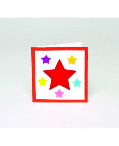 EF944 Felt Star Stickers - Pack of 144 Self-adhesives Perfect for Children to Decorate Collages and Crafts Ideal for Schools ...