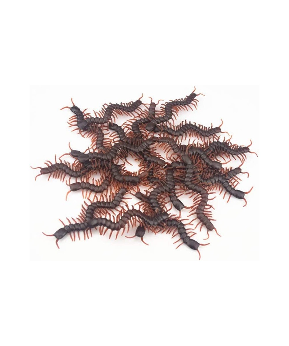 20pcs/Set Imitation Insects Fake Centipede Toys Realistic Bugs Prank Joke Gift for April Fools Day Scary Mischief Halloween P...