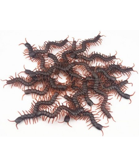 20pcs/Set Imitation Insects Fake Centipede Toys Realistic Bugs Prank Joke Gift for April Fools Day Scary Mischief Halloween P...