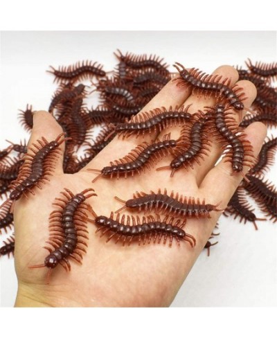 20pcs/Set Imitation Insects Fake Centipede Toys Realistic Bugs Prank Joke Gift for April Fools Day Scary Mischief Halloween P...