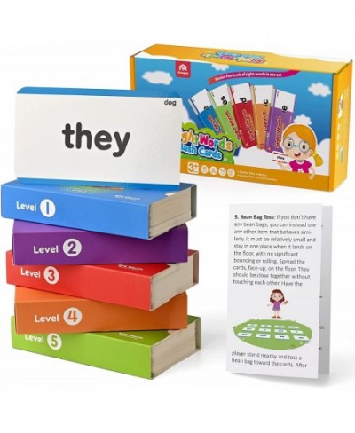 520 Sight Words Learning Vocabulary Flash Cards Dolch Fry High Frequency Site Word Educational Montessori Toy for Pre-k Kinde...