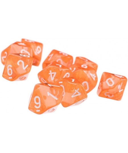 60PCS Polyhedral Dice D10 Dice Game Dice for RPG MTG DND Dice Table Games Board Game (Color 1) $25.59 - Game Accessories