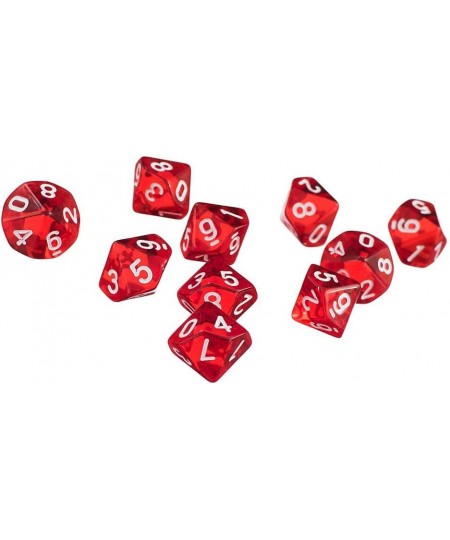 60PCS Polyhedral Dice D10 Dice Game Dice for RPG MTG DND Dice Table Games Board Game (Color 1) $25.59 - Game Accessories