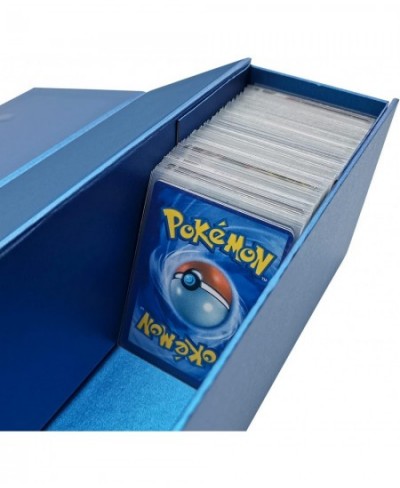 Trading Card Storage Box for Sports Card Box for Baseball Card Storage Vertical - Blue $15.80 - Trading Cards & Accessories