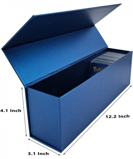 Trading Card Storage Box for Sports Card Box for Baseball Card Storage Vertical - Blue $15.80 - Trading Cards & Accessories