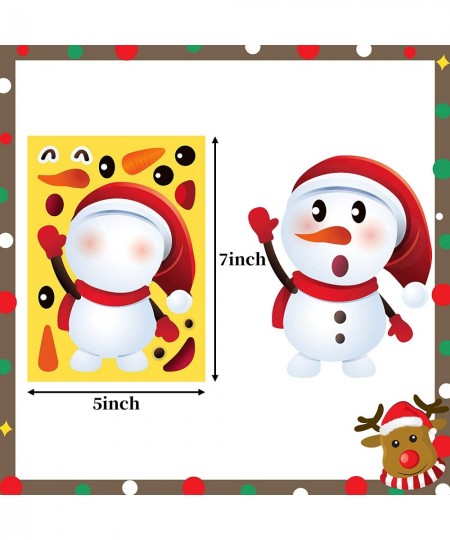 Christmas Stickers for Kids 30PCS Make Your Own Christmas Stickers Christmas Party Games DIY Christmas Craft Kits for Kids Sa...