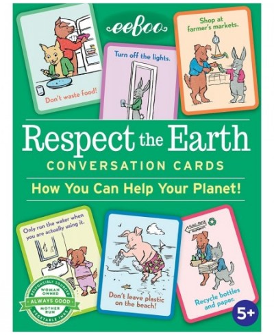 eeBoo: Respect the Earth Conversation and Educational Flash Cards Helps Children Cultivate Kind Behavior Responsibilities and...