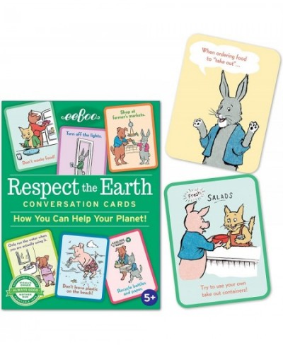 eeBoo: Respect the Earth Conversation and Educational Flash Cards Helps Children Cultivate Kind Behavior Responsibilities and...