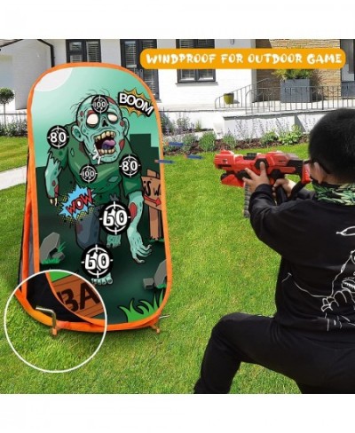 Shooting Practice Target Compatible with Nerf Gun for Boys Girls Toy Foam Blaster Shooting Targets for Kids Indoor Outdoor Zo...