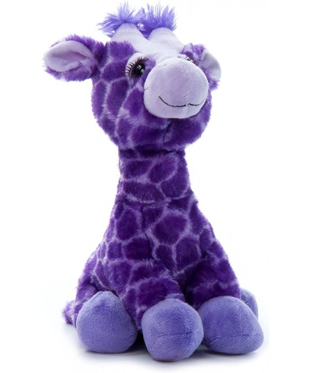 Purple Giraffe Stuffed Animal Plushie Lash’z Zoo Animals Giraffe Plush Toy 12 inches $33.65 - Stuffed Animals & Teddy Bears