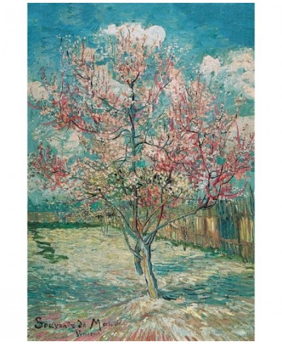 Funnybox- Peach Flower Tree Wooden Jigsaw Puzzle 1000 Pieces for Teens and Family $32.95 - Jigsaw Puzzles