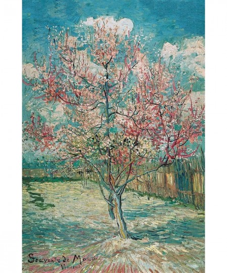 Funnybox- Peach Flower Tree Wooden Jigsaw Puzzle 1000 Pieces for Teens and Family $32.95 - Jigsaw Puzzles