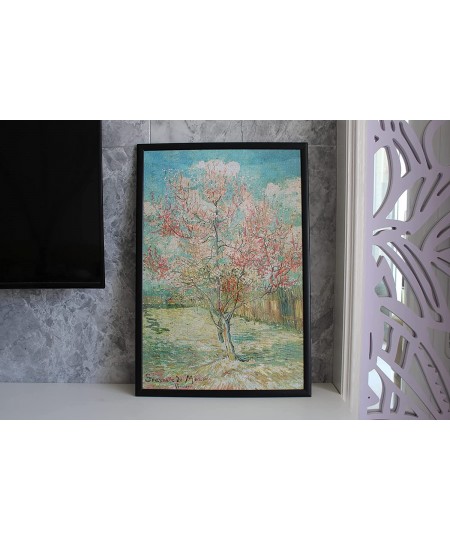 Funnybox- Peach Flower Tree Wooden Jigsaw Puzzle 1000 Pieces for Teens and Family $32.95 - Jigsaw Puzzles