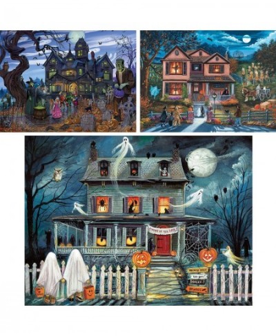 - Value Set of Three (3) – 1000 Piece Jigsaw Puzzles for Adults - Halloween Collection 1000 pc Jigsaws by Multiple Artists – ...