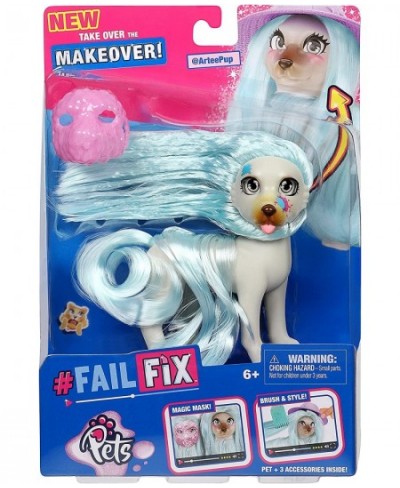 ArteePup Total Makeover Pet Pack 4.3 inch Fashion Pet with Blue Transforming Hair and Face and Accessory (12820) $14.43 - Dolls