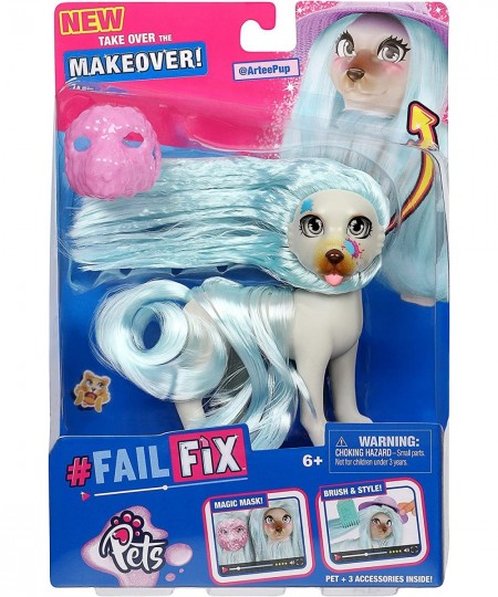 ArteePup Total Makeover Pet Pack 4.3 inch Fashion Pet with Blue Transforming Hair and Face and Accessory (12820) $14.43 - Dolls