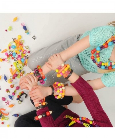 B. Toys – 150 Pcs – Pop Snap Bead Jewelry Set for Kids – Pop Arty! – DIY Craft Jewelry Making Kit – Creative Necklaces Rings ...