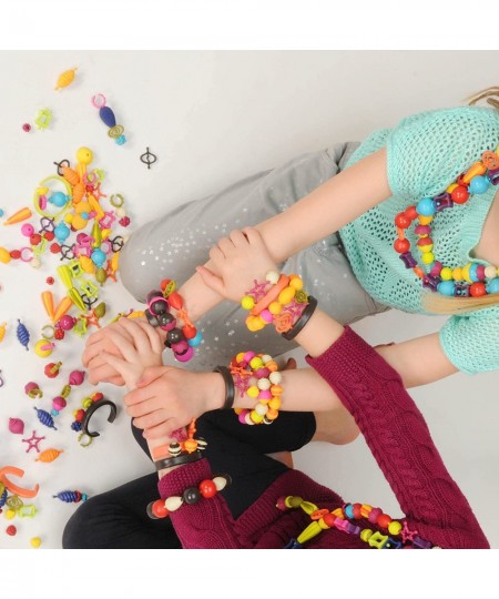 B. Toys – 150 Pcs – Pop Snap Bead Jewelry Set for Kids – Pop Arty! – DIY Craft Jewelry Making Kit – Creative Necklaces Rings ...