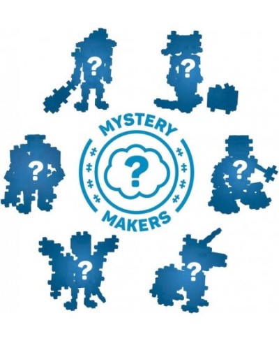 Set of 9 Mystery Makers - Robots & More - Construction Building Stem / Steam Toy Party Favors Interlocking Mini Puzzle Blocks...