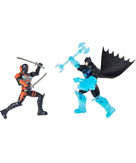 Batman Bat-Tech Crawler with 4-inch Exclusive Deathstroke and Batman Action Figures Includes 12 Accessories Kids Toys for Boy...