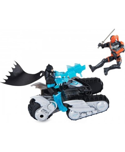 Batman Bat-Tech Crawler with 4-inch Exclusive Deathstroke and Batman Action Figures Includes 12 Accessories Kids Toys for Boy...