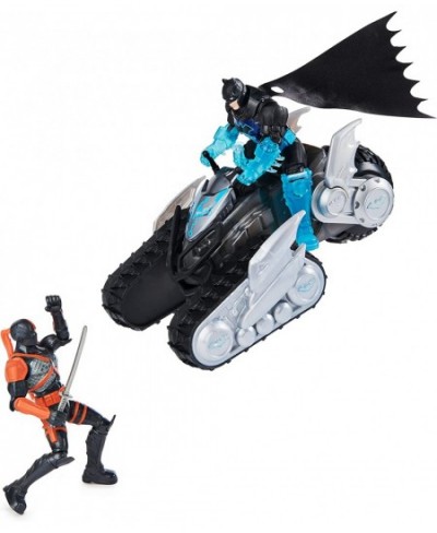 Batman Bat-Tech Crawler with 4-inch Exclusive Deathstroke and Batman Action Figures Includes 12 Accessories Kids Toys for Boy...