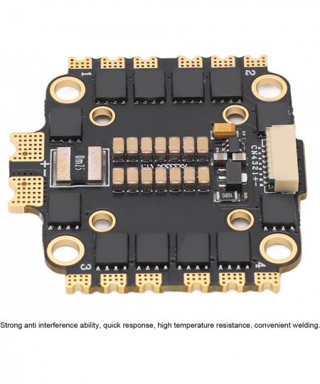 4 in 1 Electronic Speed Controller Double Hole Spacing 4 in 1 High Frequency Ceramic Capacitor 45A ESC for FPV RC Drone Zqv $...