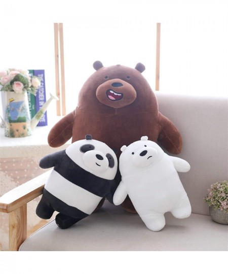 Plush Toys for Baby 27cm Kawaii We Bare Bears Plush Toy Cartoon Bear Stuffed Grizzly Gray White Bear Panda Doll Love Birthday...