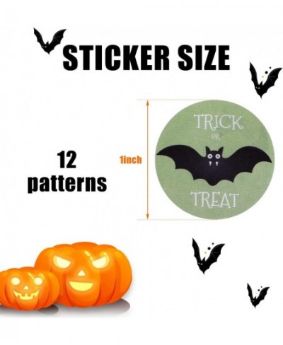 500pcs Halloween Stickers for Kids Halloween Stickers Roll Halloween Round Stickers Ghost Decals Spiders Stickers Round Seal ...