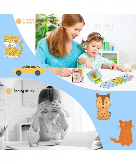 Talking Flash Cards for Toddlers 2-4 Years 224 Words Speech Development Toys Learn Alphabet ABC Letters Colors Number Shapes ...