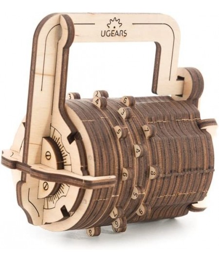 UTG0017 Combination Lock Wooden 3D Mechanical Puzzle $39.93 - 3-D Puzzles