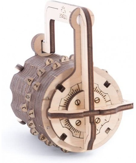 UTG0017 Combination Lock Wooden 3D Mechanical Puzzle $39.93 - 3-D Puzzles