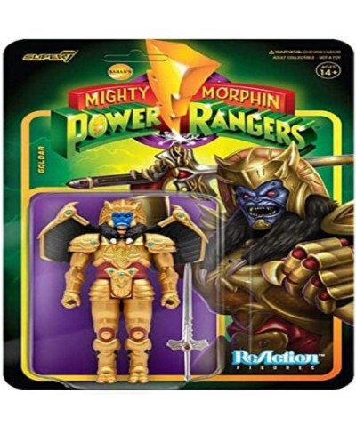 Mighty Morphin Power Rangers Goldar 3.75 in Reaction Figure $25.40 - Action Figures