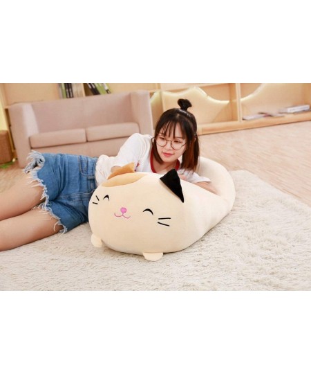 Big Cat Plush Pillow Large Fat Cats Stuffed Animals Toy Doll for Girls Bed (35.4inch /90cm) $73.01 - Kids' Plush Toy Pillows