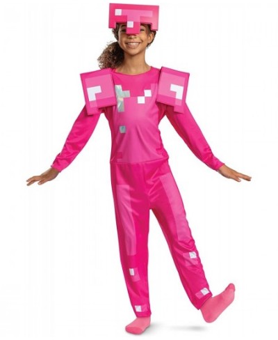 Pink Armor Minecraft Costume Official Minecraft Pink Armor Outfit For Kids $37.07 - Kids' Costumes