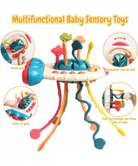 Montessori Pull String Toys for Babies 0-6 6-12 Months Toddler Travel Toys Baby Sensory Toys Infant Toys 8 9 10 12-18 Month T...