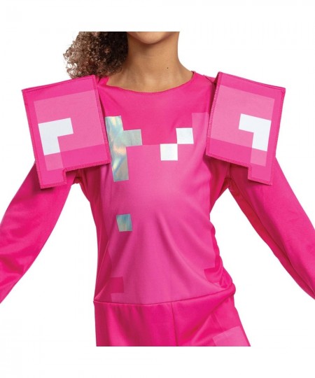 Pink Armor Minecraft Costume Official Minecraft Pink Armor Outfit For Kids $37.07 - Kids' Costumes