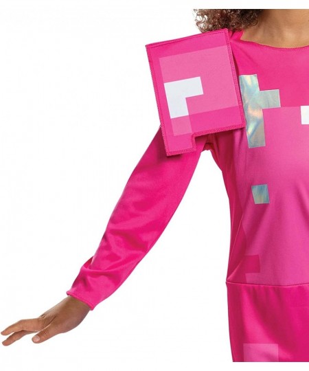 Pink Armor Minecraft Costume Official Minecraft Pink Armor Outfit For Kids $37.07 - Kids' Costumes