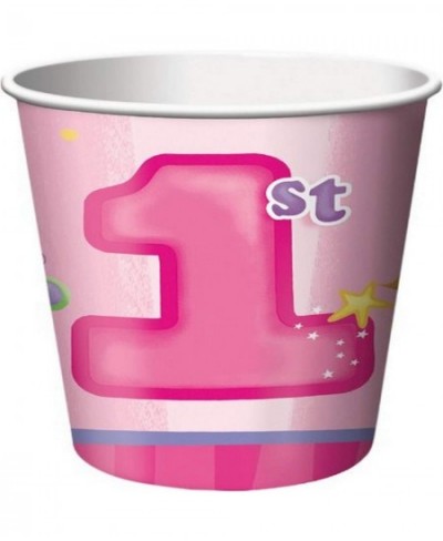 8-Count Paper Party Cups Fun at One Happy First Birthday Girl $14.97 - Kids' Party Tableware