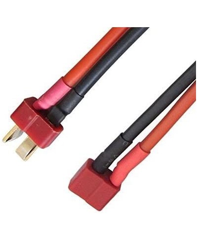 2 Pairs 14AWG Big Tamiya Style Connector to Deans T Style Plug Cable Adapter Connector for RC ESC Speed Controller Lipo/NiMH ...