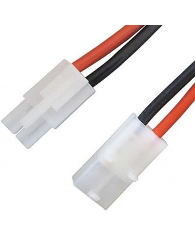 2 Pairs 14AWG Big Tamiya Style Connector to Deans T Style Plug Cable Adapter Connector for RC ESC Speed Controller Lipo/NiMH ...