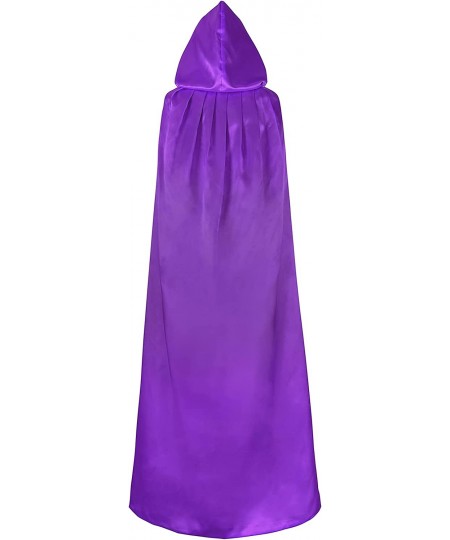 Hooded Cloak Cape Reversible Cloak with Hood Adult Kids Witch Vampire Cape Unisex Halloween Cloak Cape Costume $20.68 - Kids'...