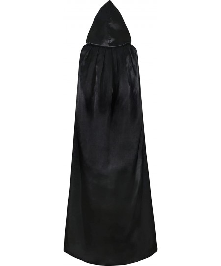 Hooded Cloak Cape Reversible Cloak with Hood Adult Kids Witch Vampire Cape Unisex Halloween Cloak Cape Costume $20.68 - Kids'...